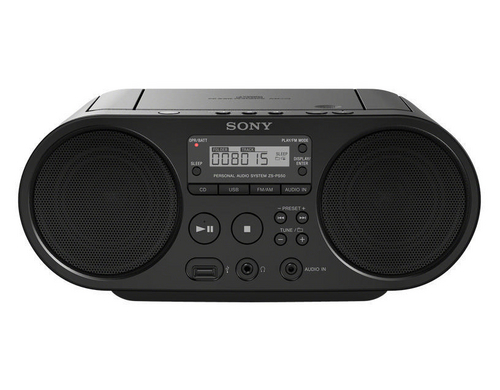 Sony Radio ZSPS50B noir