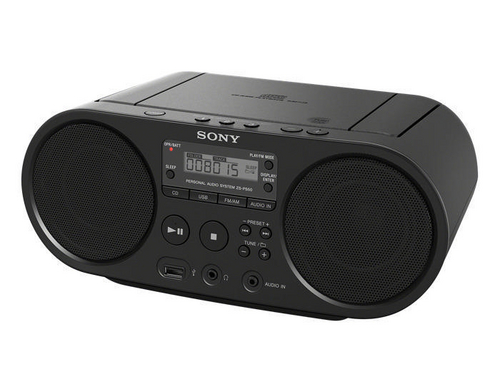 Sony Radio ZSPS50B noir