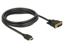 Delock Câble HDMI - DVI, 2 m, bidirektional