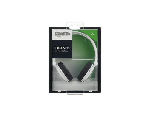 Sony Écouteurs extra-auriculaires MDR-V150W Blanc Blanc