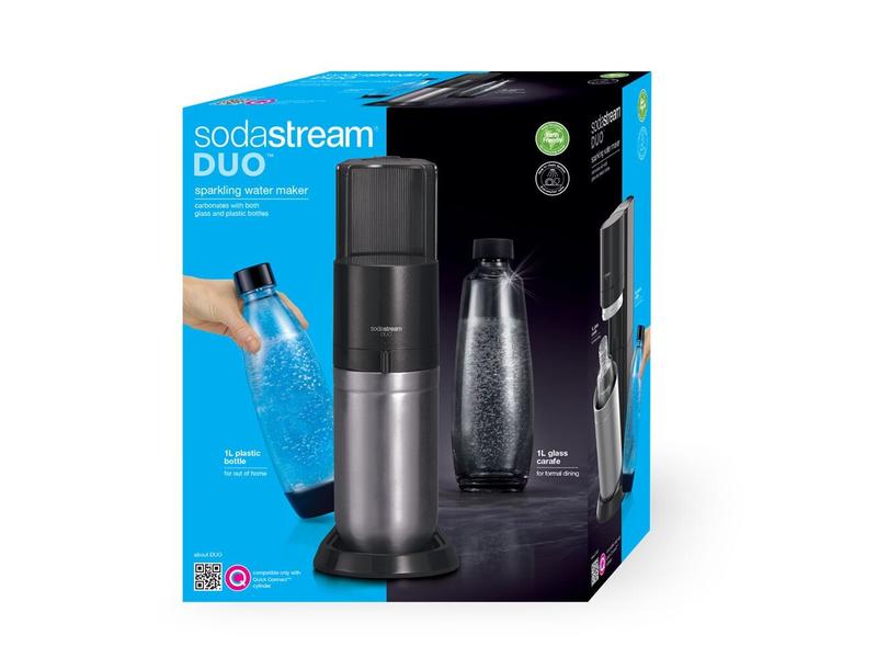 Sodastream Gazéificateur d'eau DUO Noir/Argenté