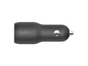 Belkin Chargeur de voiture Boost Charge 2-Port USB-A + USB-C PPS/PD 37W