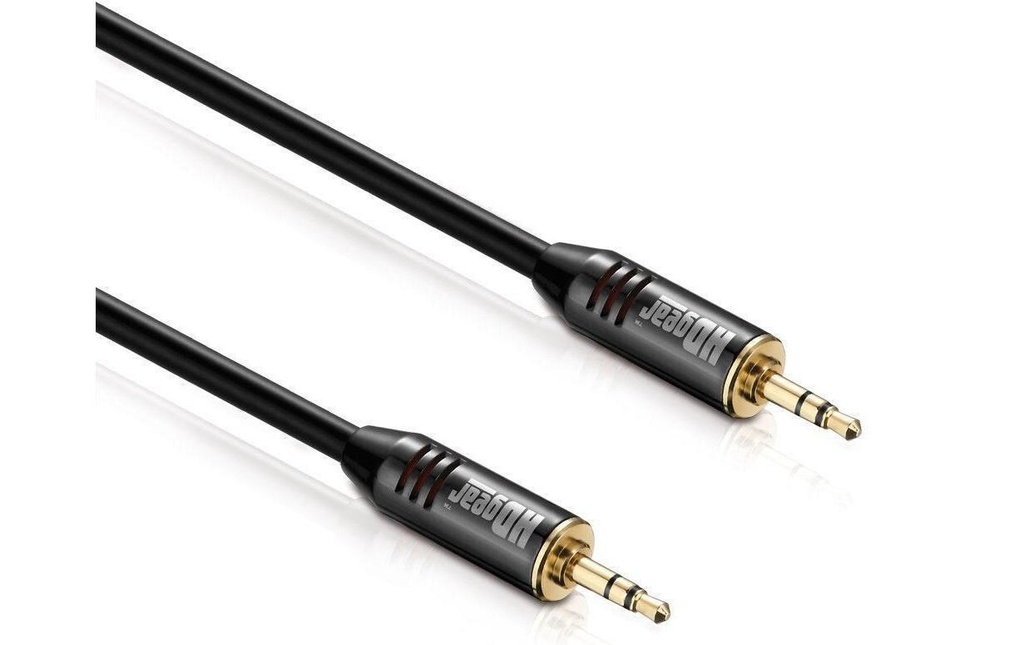HDGear Câble audio Premium jack 3,5 mm - jack 3,5 mm 1 m