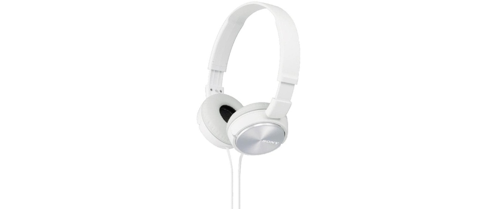 Sony Écouteurs extra-auriculaires MDR-ZX110APW Blanc Blanc