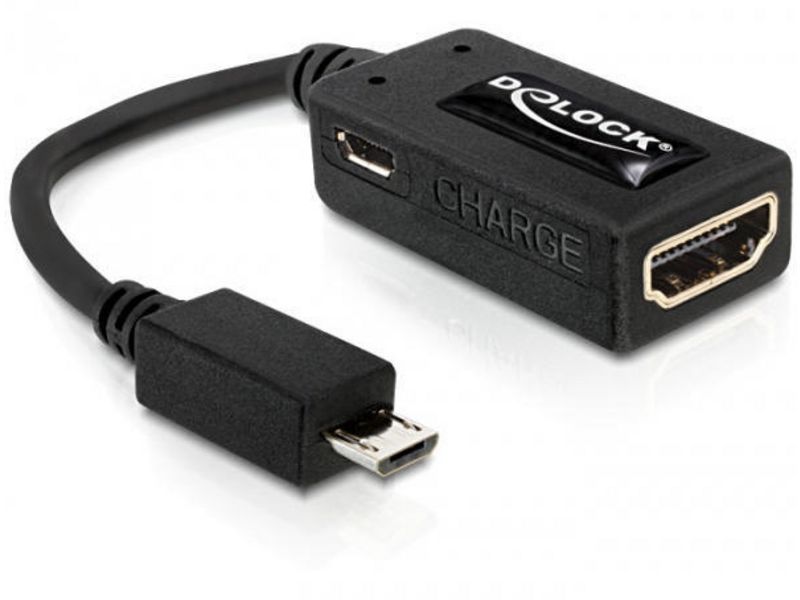 DeLock Câble adaptateur MHL micro-USB - HDMI