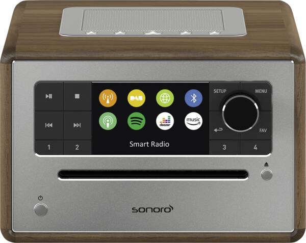 Sonoro radio design ELITE noix-argent