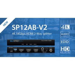 [Splitter] Splitter 1/2 - 4K 18 Gbps HDMI2.0 BLUSTREAM