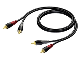 [câble cinch] Câble audio 2 cinch - 2 cinch 10m PROCAB