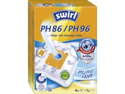 Swirl Sac filtrant pour aspirateur PH86 / PH96 4 pièces
