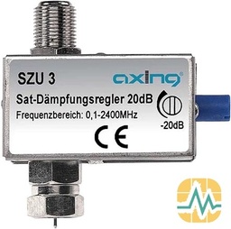 [SZU-3] Atténuateur TV-SAT 0-20db AXING