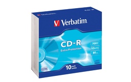 Verbatim CD-R 700 MB, Slimcase (10 Pièce/s)