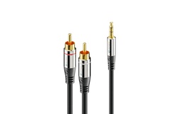[S-AC600-020] sonero Câble audio jack 3.5 mm - Cinch 2 m