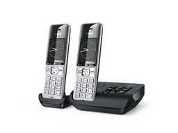 Gigaset Téléphone sans fil Comfort 500A Duo Noir/Argenté