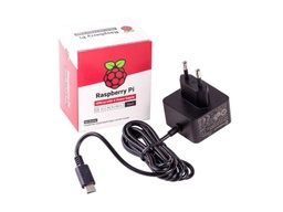 Raspberry Pi Bloc d'alimentation USB-C 5.1 V 3 A noir, Raspberry Pi 4