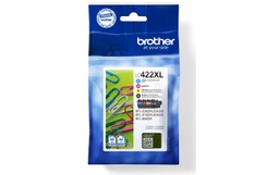 Brother Value Pack LC-422 noir/Cyan/Magenta/Yellow XL