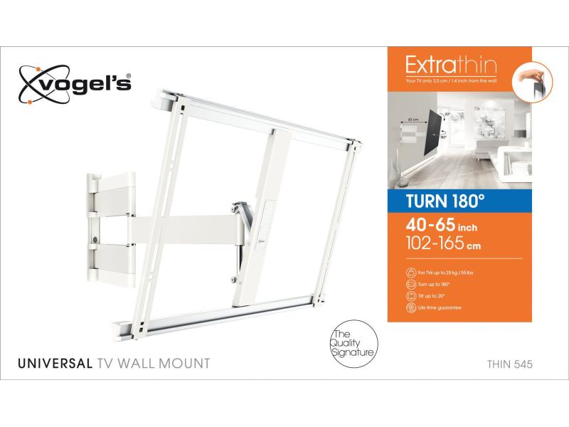 Vogel's Support mural Thin-545W Blanc