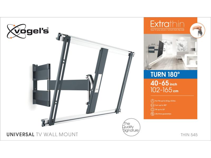 Vogel's Support mural Thin-545B Noir