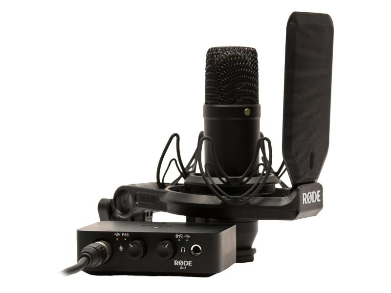 Rode Microphone à condensateur AI-1 Studio-Kit