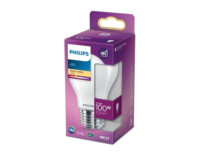 Philips Lampe 11,5 W (100 W) E27 Blanc chaud
