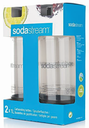 Duopack bouteille 1 litre noir Sodastream