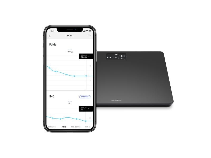 Withings Pèse-personne Body Noir