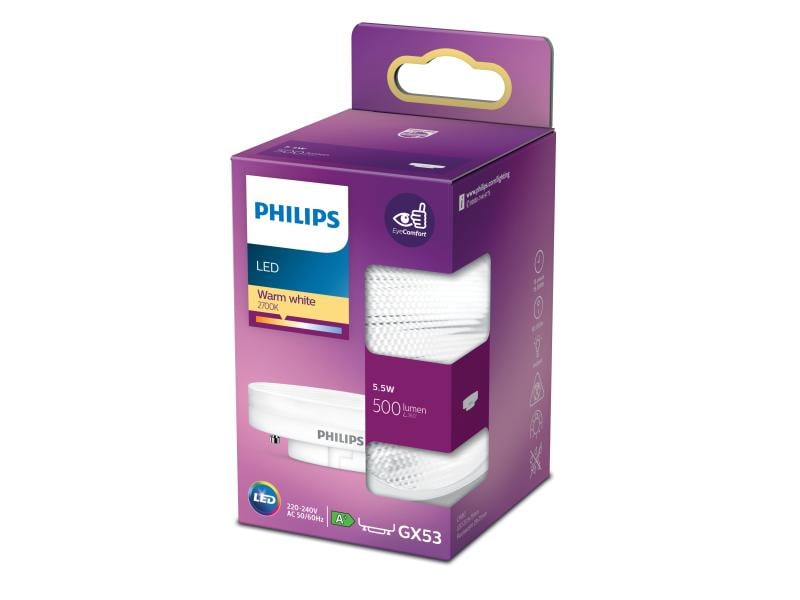 Philips Lampe 5,5 W (40 W) GX53 Blanc chaud