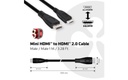 Club 3D Câble Mini-HDMI – HDMI 2.0, 1 m