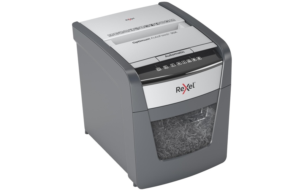 Rexel Déchiqueteuse de documents Optimum Autofeed 50X P-4, 50 Page(s)