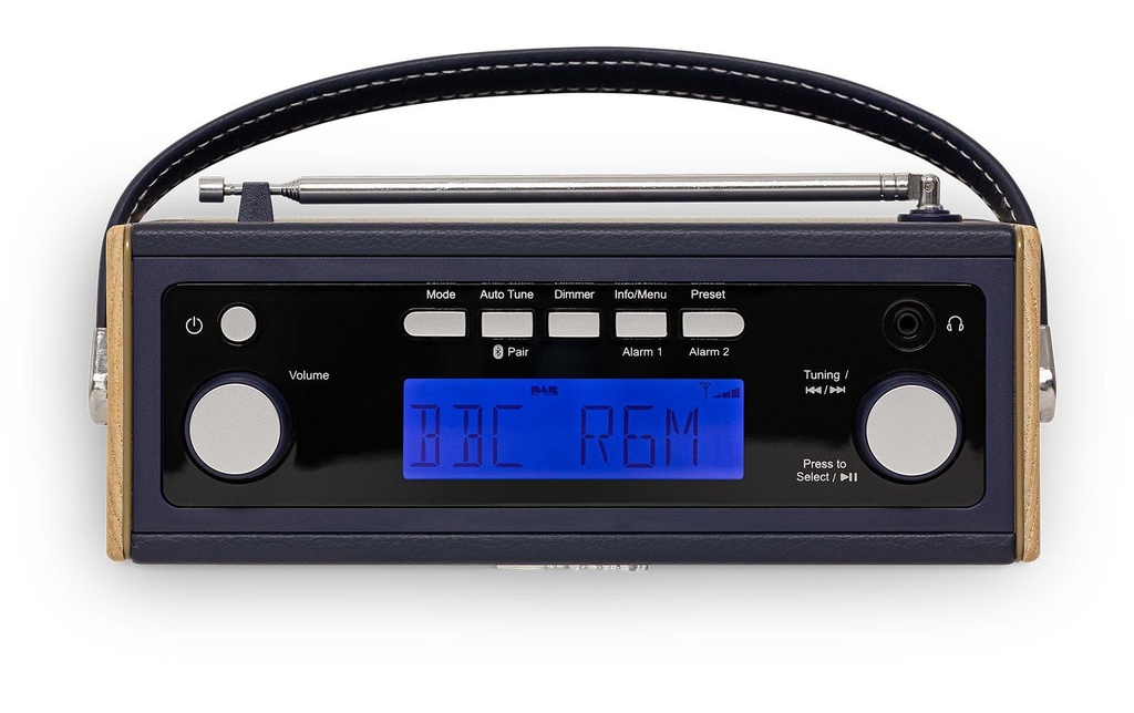 Roberts Radio DAB+ Rambler Stereo Navy Blue