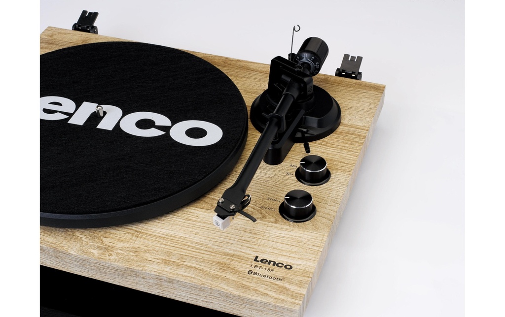 Lenco Tourne-disque LBT-188 Brun clair