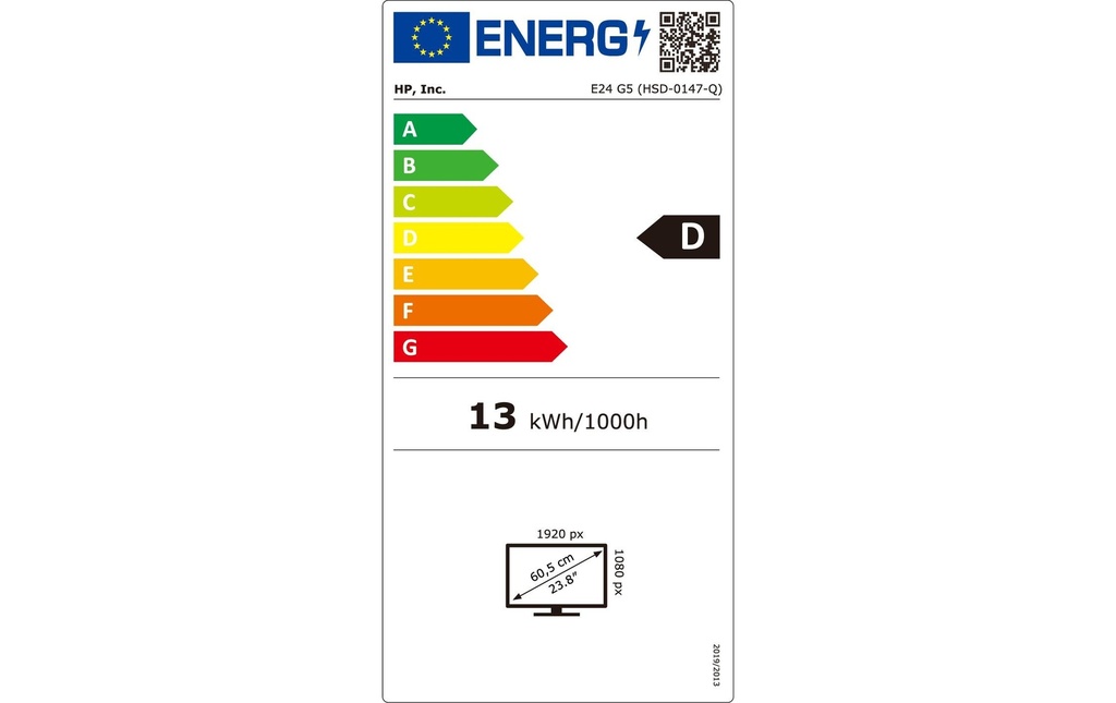 HP Moniteur E24 G5 6N6E9E9