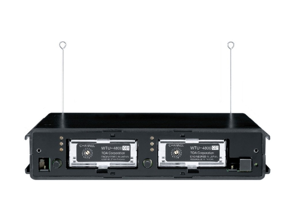 TOA WT-4820 ER - Châssis de montage pour 2 modules récepteur WTU-4800