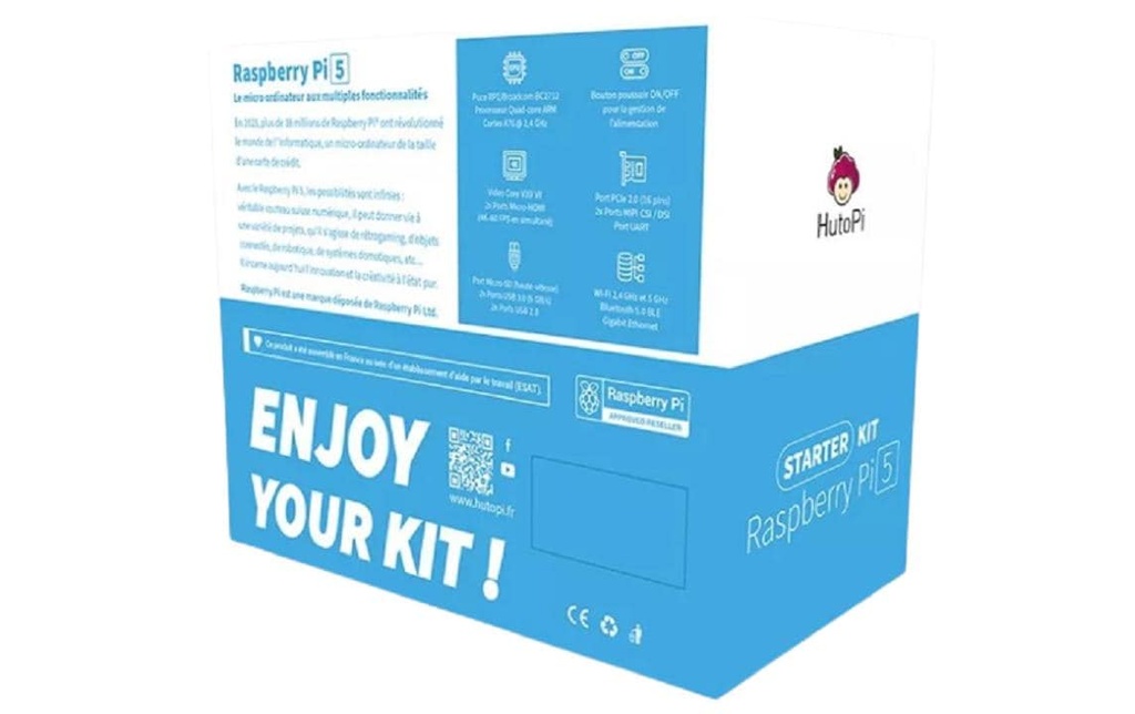 HutoPi Kits de démarrage Raspberry Pi 5