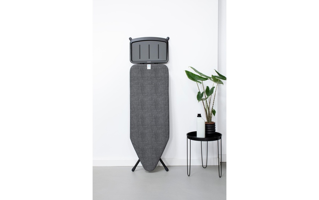 Brabantia Table à repasser avec tablette pour station vapeur Denim noir