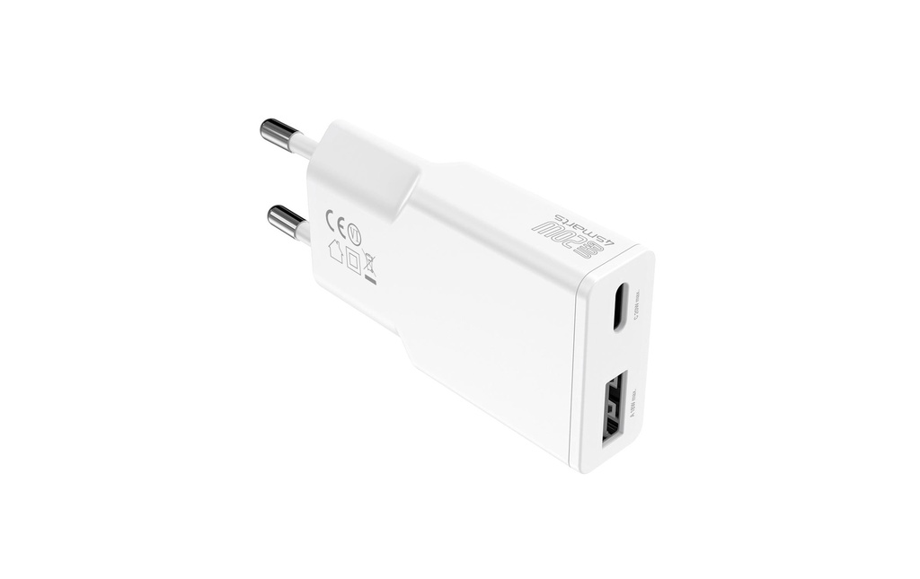 4smarts Chargeur mural USB PDPlug Duos Slim PD 20W