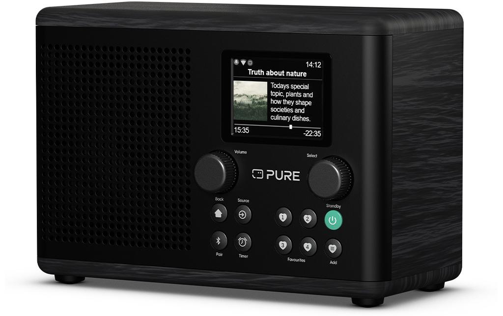 Pure Radio DAB+ Classic H4i noir/frêne