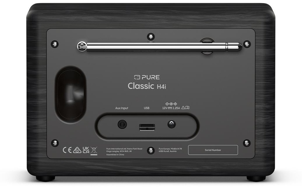 Pure Radio DAB+ Classic H4i noir/frêne