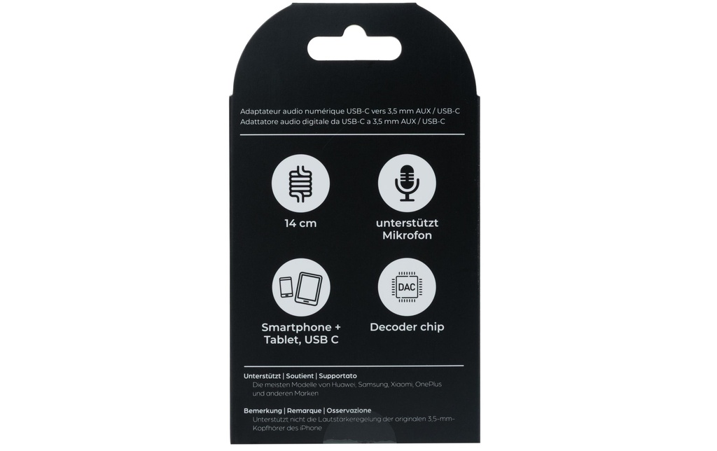 onit Adaptateur audio numérique Premium USB-C vers jack 3.5 mm/USB-C