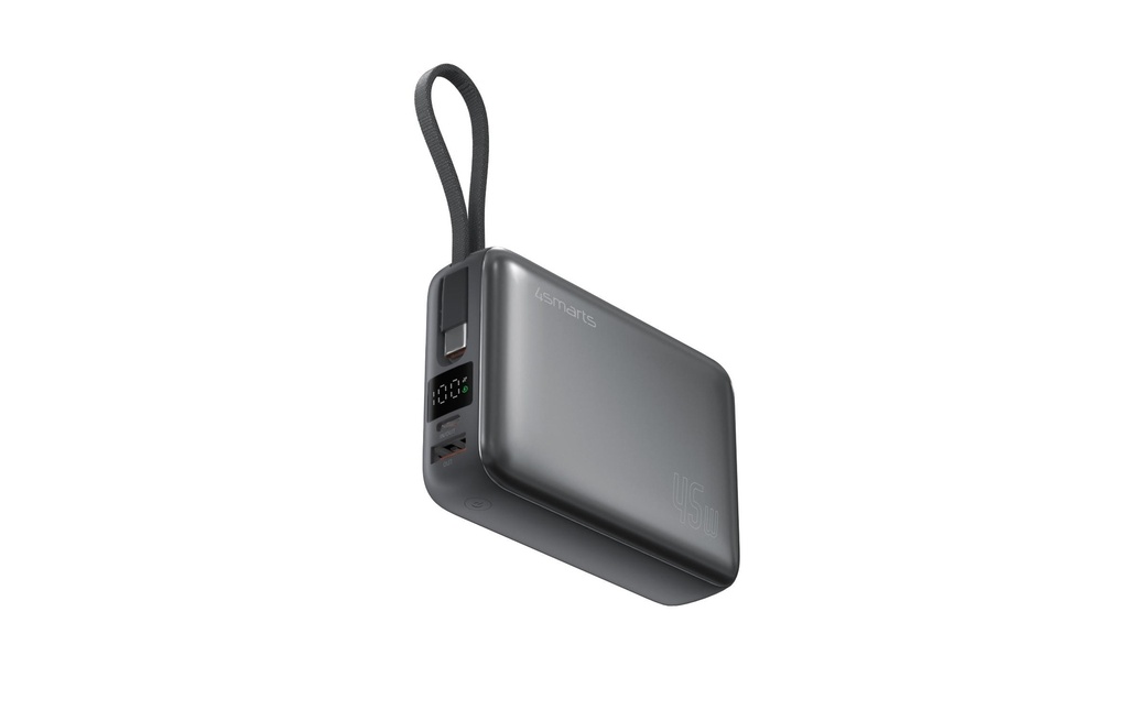 4smarts Chargeurs portatifs Enterprise Compact 20000 mAh, gris espace 20000 mAh