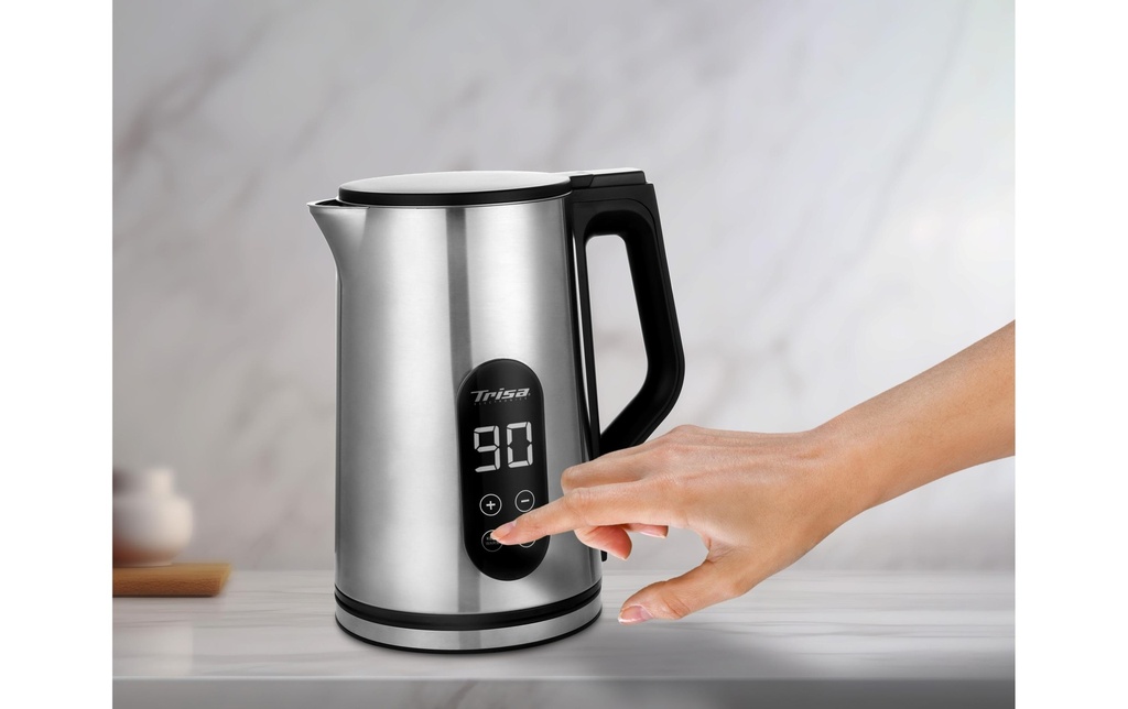 Trisa Bouilloire Digital Boil 1.7 l, Argenté