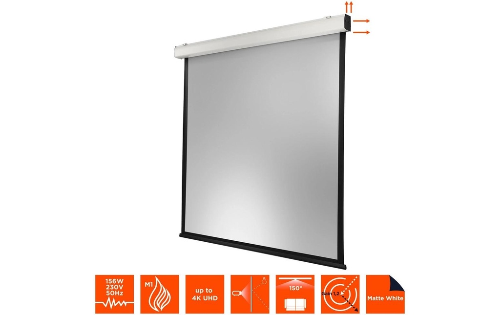 Celexon Écran mural motorisé Expert XL 350x350 cm 1:1