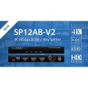 Splitter 1/2 - 4K 18 Gbps HDMI2.0 BLUSTREAM