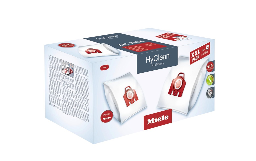 Miele Sac filtrant pour aspirateur FJM HyClean 3D 16 pièce (s)