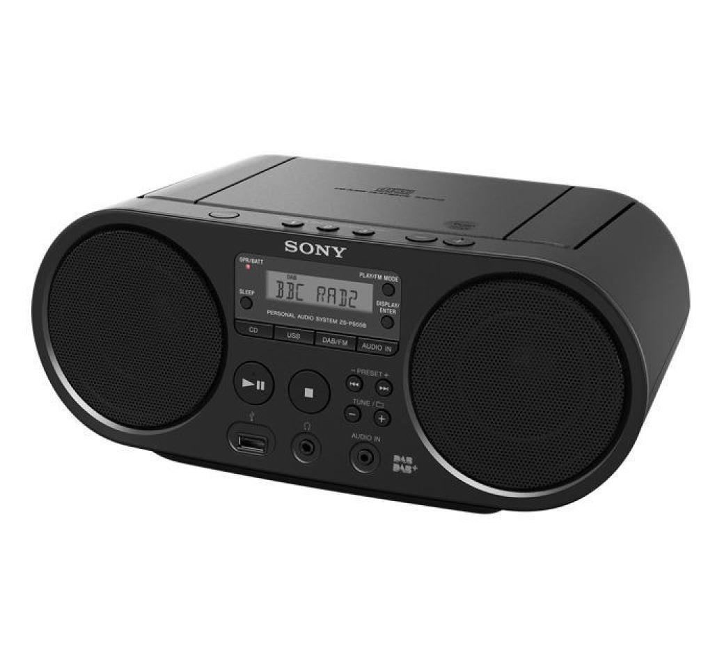 Sony Radio DAB+ ZSPS55 noir