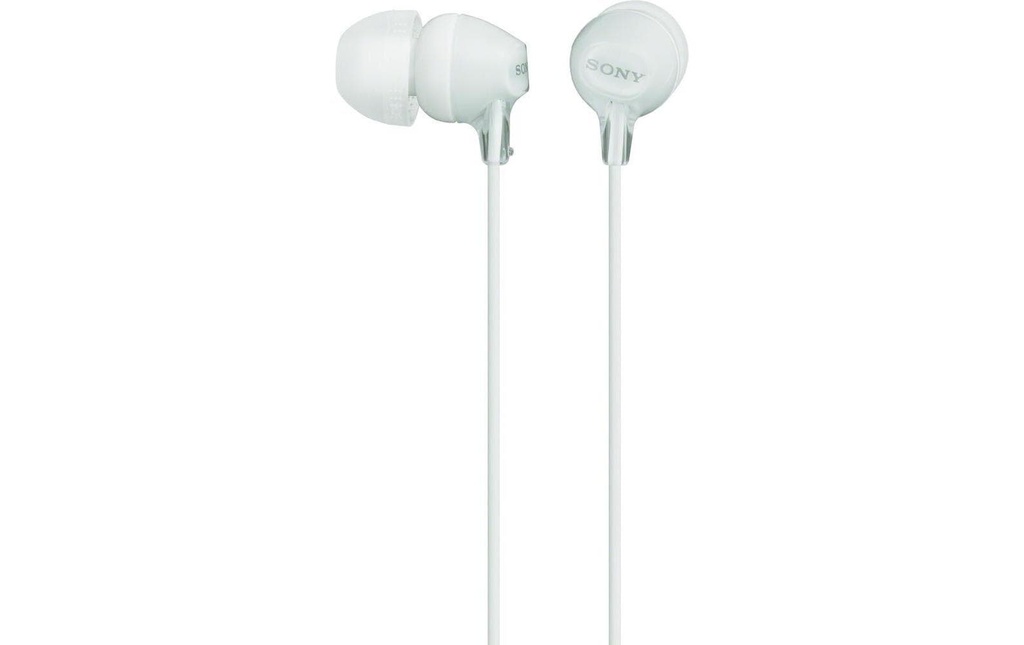Sony Écouteurs intra-auriculaires MDREX15LPW Blanc Blanc