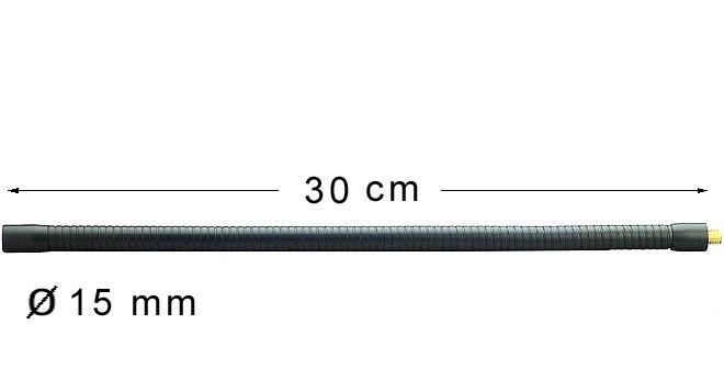 Col de cygne noir 30 cm KOENIG&amp;MEYER