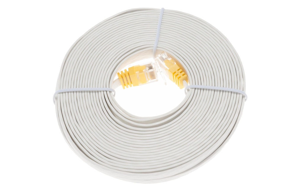 Swisscom Câble patch RJ-45 - RJ-45, Cat 6, UTP, 10 m, Blanc