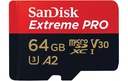 SanDisk Carte microSDXC Extreme PRO 64 GB