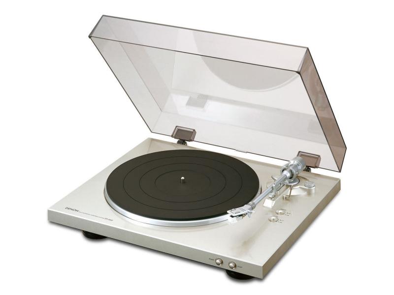 Denon Tourne-disque DP-300F argentés