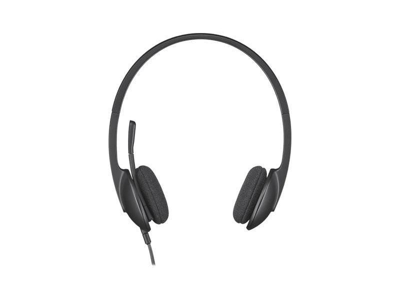 Logitech Écouteurs H340 USB Stereo noir